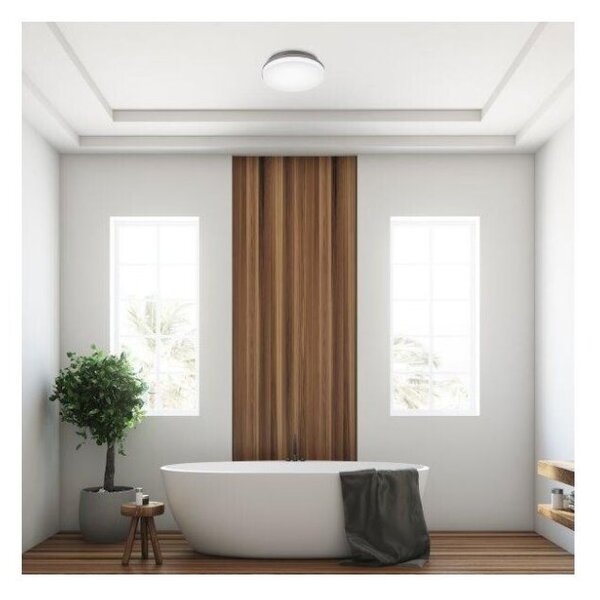 Rabalux 2697 Zenon stropné svietidlo LED D220mm 18W/1800lm 3000-4000-6000K IP54 biela