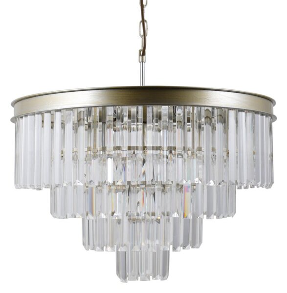 Italux PND-44372-8-CHMP-GLD závesné svietidlo Verdes D560mm 8x40W E14 champagne zlatá