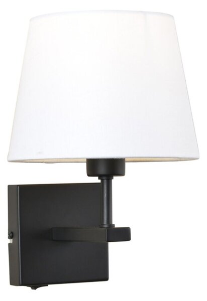 Italux WL-1122-1-A-BM-RO-WH nástenné svietidlo Norte 1x60W E27 čierna, biela