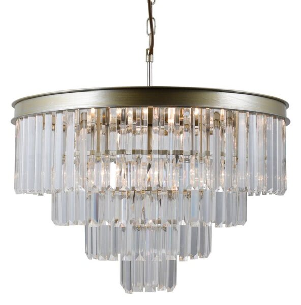 Italux PND-44372-8-CHMP-GLD závesné svietidlo Verdes D560mm 8x40W E14 champagne zlatá