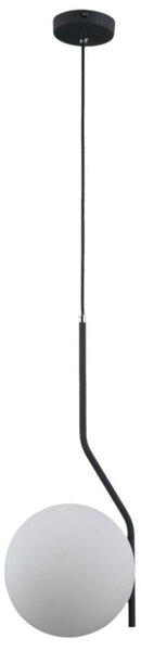 Italux PND-3300-1-BK závesné svietidlo Carimi 1x5W E27 grafitová, biela