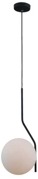 Italux PND-3300-1-BK závesné svietidlo Carimi 1x5W E27 grafitová, biela