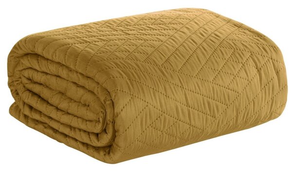 Prehoz na posteľ Boni1 okrový Farba Okrová Rozmery 200x220 cm
