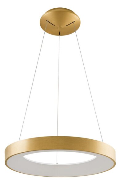 Italux 5304-840RP-GD-3 LED závesný luster Giulia D480mm 40W/2200lm 3000K zlatá, biela