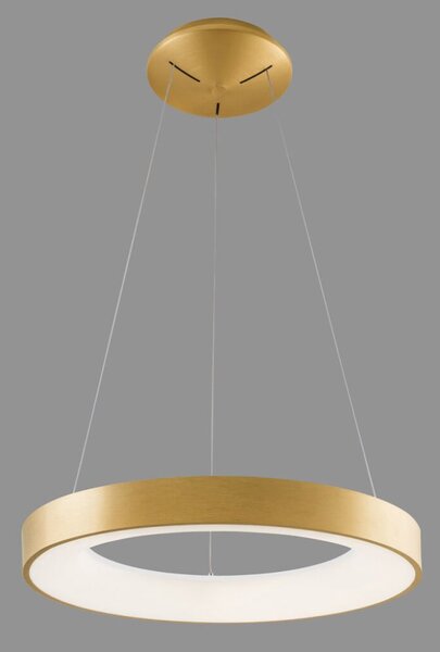 Italux 5304-840RP-GD-3 LED závesný luster Giulia D480mm 40W/2200lm 3000K zlatá, biela