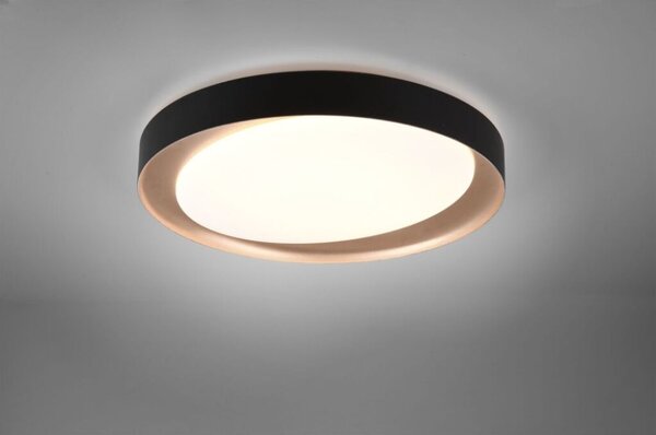 TRIO R62712402 ZETA stropné svietidlo LED D485mm 24W/1920lm 2700-6500K, čierna, biela, stmievateľné, diaľkové ovládanie