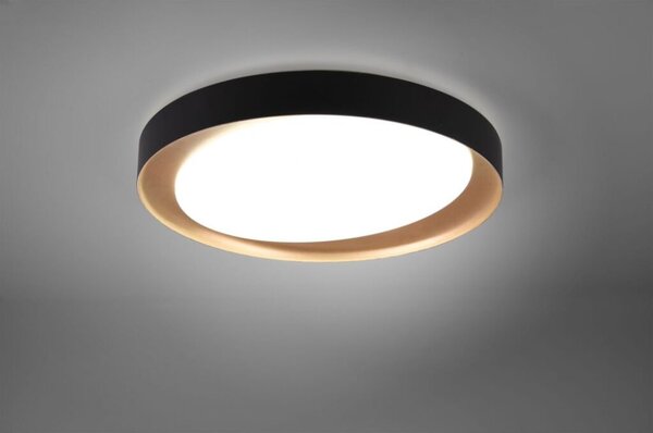 TRIO R62712402 ZETA stropné svietidlo LED D485mm 24W/1920lm 2700-6500K, čierna, biela, stmievateľné, diaľkové ovládanie