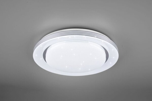 TRIO R67041900 ATRIA stropné svietidlo LED D480mm 24W/2400lm 3000-6000K, biela, stmievateľné, diaľkové ovládanie, starlight