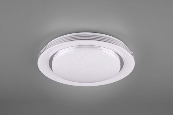 TRIO R67041900 ATRIA stropné svietidlo LED D480mm 24W/2400lm 3000-6000K, biela, stmievateľné, diaľkové ovládanie, starlight