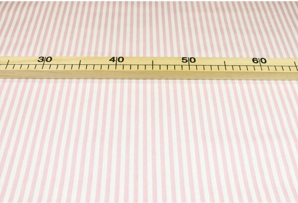 Bavlnená látka ružové pruhy Farba Ružová Rozmery Šírka 140 cm