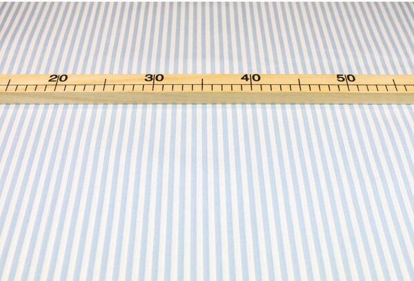 Bavlnená látka modré pruhy Farba Modrá Rozmery Šírka 140 cm