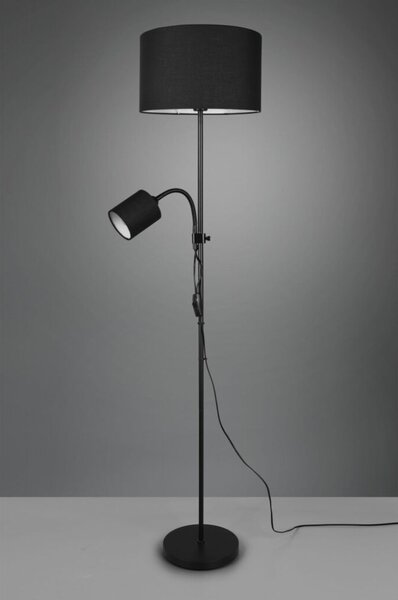 TRIO R40192002 OWEN stojacia lampa 1xE27, 1xE14 čierna