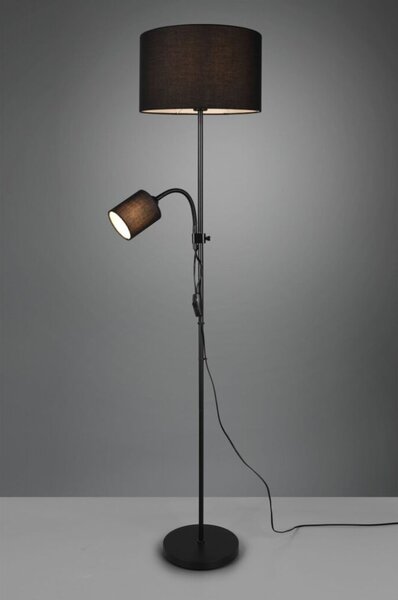 TRIO R40192002 OWEN stojacia lampa 1xE27, 1xE14 čierna