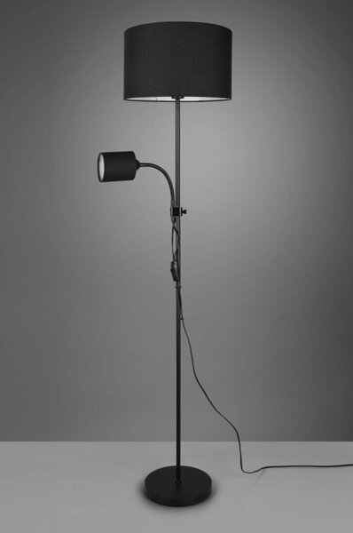 TRIO R40192002 OWEN stojacia lampa 1xE27, 1xE14 čierna