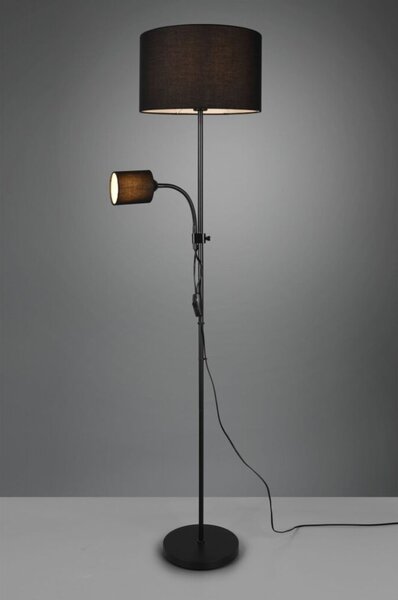 TRIO R40192002 OWEN stojacia lampa 1xE27, 1xE14 čierna