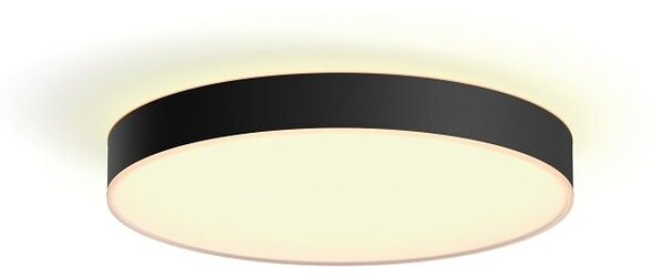 Philips HUE LED White Ambiance 41159/30/P6 Enrave M stropné svietidlo 19,2W 2450lm 2200-6500K 38,1cm čierne stmievateľné BlueTooth + HUE Switch