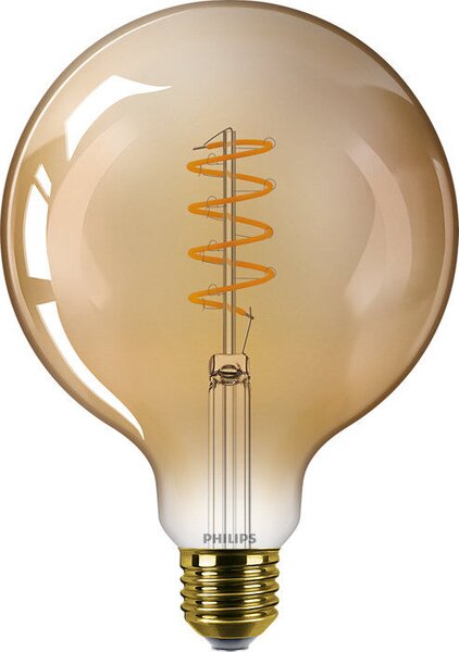 Philips 8719514337831 LED žiarovka vintage E27 7,3W/50W 640lm 2200K G120 GOLD stmievateľná