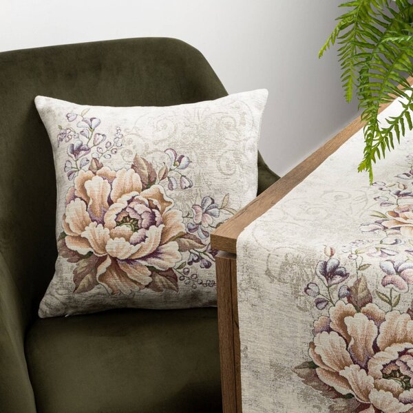 Gobelínová obliečka na vankúš 42x42 cm Chenille 1182 Farba Viacfarebná Rozmery 42x42 cm