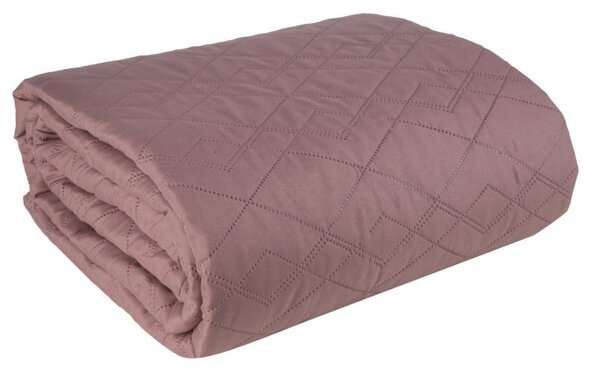 Prehoz na posteľ Boni2 tmavý pudrovo ružový new Farba Pudrová ružová Rozmery 170x210 cm