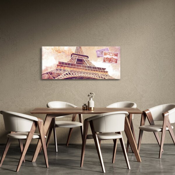 Obraz - Pohľad z Paríža (120x50 cm)