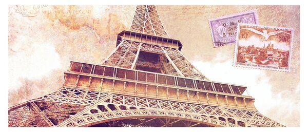 Obraz - Pohľad z Paríža (120x50 cm)