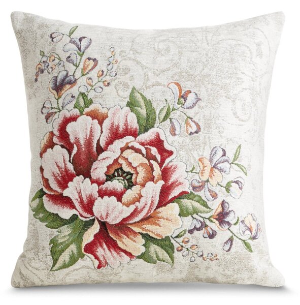 Gobelínová obliečka na vankúš 42x42 cm Chenille 1182 RJ Farba Viacfarebná Rozmery 42x42 cm