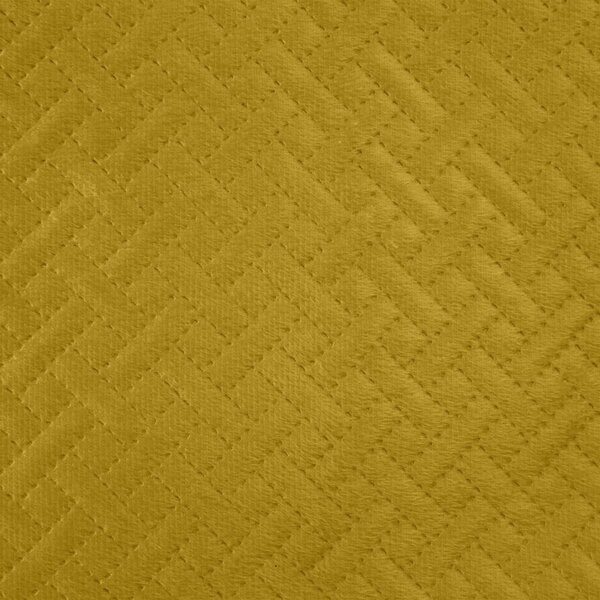 Zamatový prehoz na posteľ Luiz5 okrový new Farba Okrová Rozmery 200x220 cm