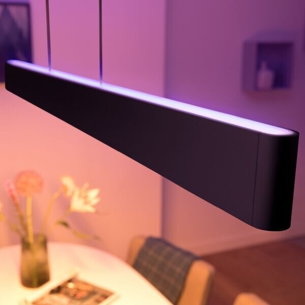 Philips Hue White and color ambiance 8719514343368 Ensis závesné svietidlo LED 2x39W/2x3000lm 2000-6500K+RGB čierna bluetooth