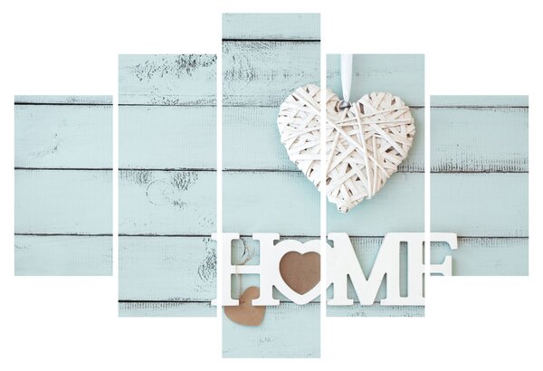 Obraz - I love home (150x105 cm)