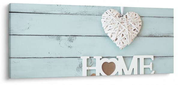 Obraz - I love home (120x50 cm)