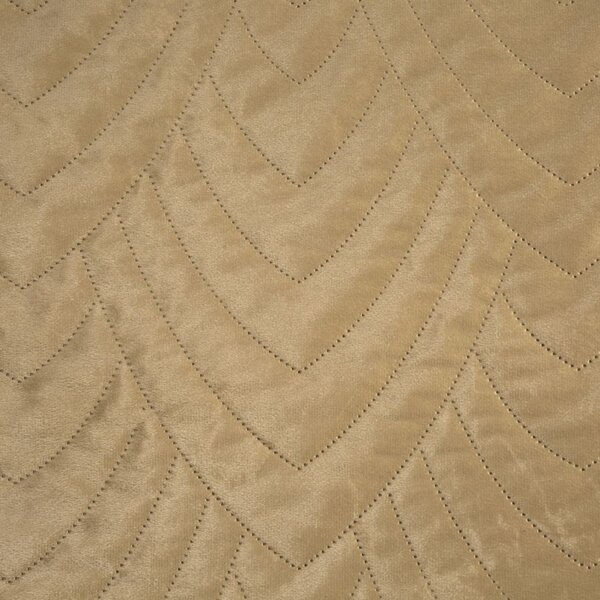 Zamatový prehoz na posteľ Luiz6 béžový new Farba Béžová Rozmery 170x210 cm
