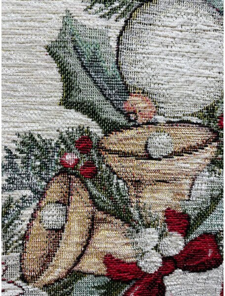 Vianočná gobelínová obliečka na vankúš 42x42 cm Chenille IT022 Farba Viacfarebná Rozmery 42x42 cm