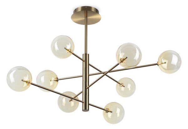 Ideal Lux 345420 EQUINOXE závesné svietidlo 8xG4 medená