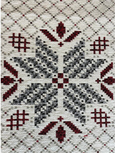 Vianočný gobelínový behúň na stôl Trikot Chenille IT024 Farba Viacfarebná Rozmery 40x130 cm