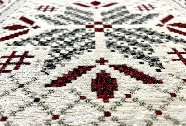 Vianočný gobelínový behúň na stôl Trikot Chenille IT024 Farba Viacfarebná Rozmery 40x130 cm