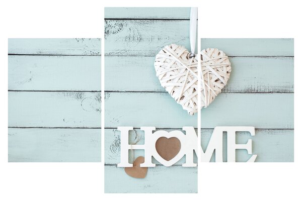 Obraz - I love home (90x60 cm)