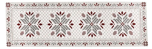 Vianočný gobelínový behúň na stôl Trikot Chenille IT024 Farba Viacfarebná Rozmery 40x130 cm