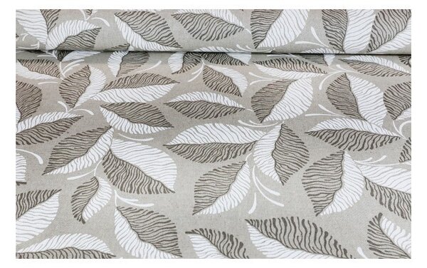 Behúň na stôl béžové listy 50x150 cm Farba Červená Rozmery 50x150 cm