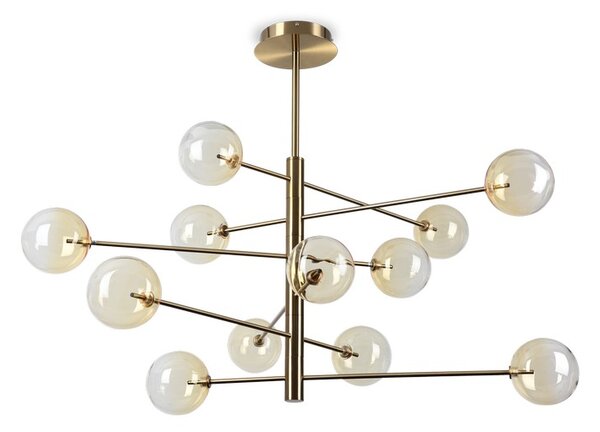 Ideal Lux 345383 EQUINOXE závesné svietidlo 12xG4 medená