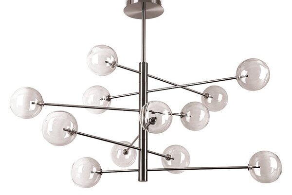 Ideal Lux 345390 EQUINOXE závesné svietidlo 12xG4 dymová