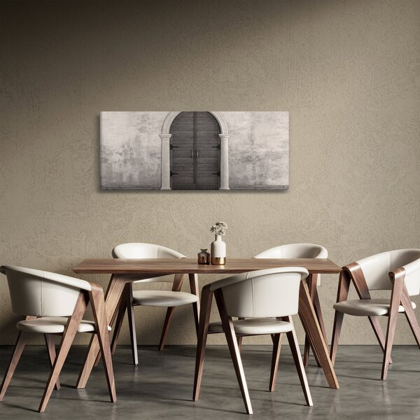 Obraz - Tajomné dvere (120x50 cm)