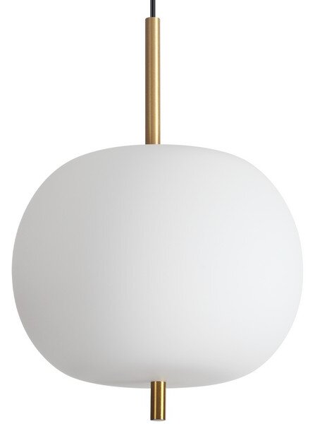 Ideal Lux 314969 UMILE-1 závesné svietidlo LED 20W 2000/1420lm 3000K zlatá, biela