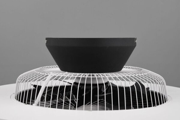 TRIO R62672132 HALMSTAD stropné svietidlo s ventilátorom LED D593mm 40W/3000lm 3000-6500K matná čierna, stmievateľné, diaľkový ovládač