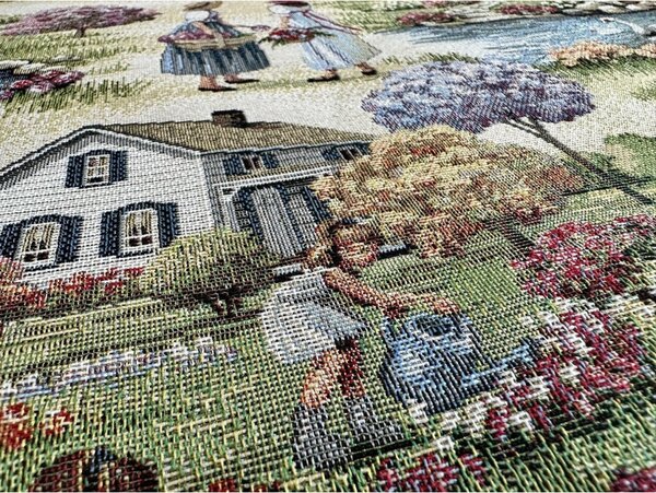 Gobelínová dekoračná látka Eden 1185, š. 140 cm Farba Viacfarebná Rozmery Šírka 140 cm