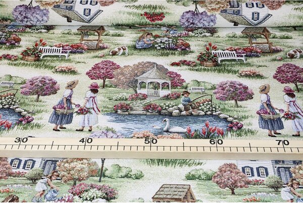 Gobelínový obrus Eden 1185 Farba Viacfarebná Rozmery 120x140 cm