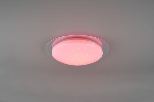 TRIO 680213500 FRODENO stropné svietidlo LED D350mm 12W/1200lm 4000K IP44 biela, RGB, stmievateľné, diaľkový ovládač, starlight efekt