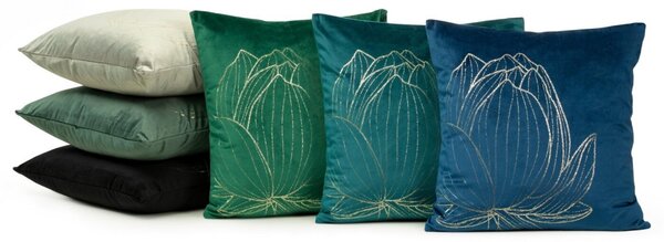 Zamatová obliečka na vankúš BLINK 19 tmavomätová Farba Mäta Rozmery 45x45 cm