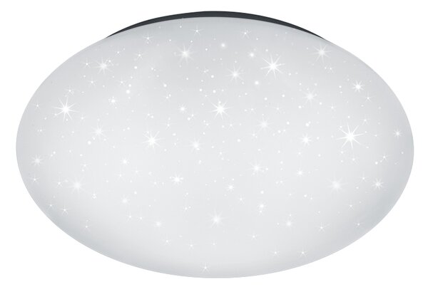 TRIO 686014000 PAOLO stropné svietidlo LED D370mm 15W/1500lm 4000K IP44 biela, starlight efekt