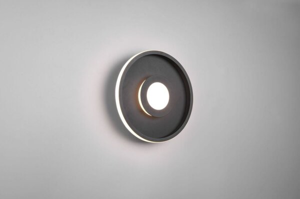 TRIO 680810332 ASCARI stropné svietidlo LED D300mm 28W/3200lm 3000K IP44 matná čierna, switchdimmer