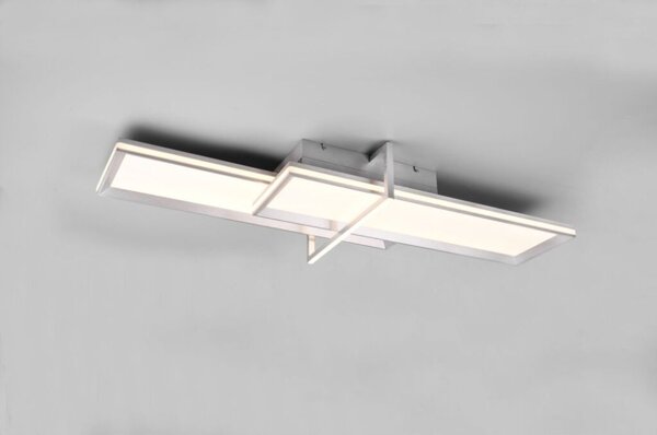 TRIO 672110505 CHARLESTON stropné svietidlo LED 1x22W/2600lm+1x12W/1600lm 3000K brúsený hliník